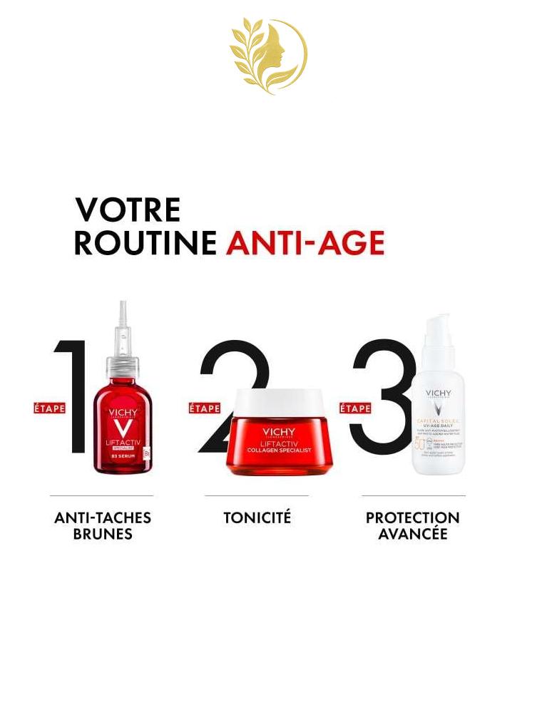 VICHY CAPITAL SOLEIL UV AGE DAILY SPF 50 FLUIDE ANTI PHOTOVIEILLISSEMENT 40 ML