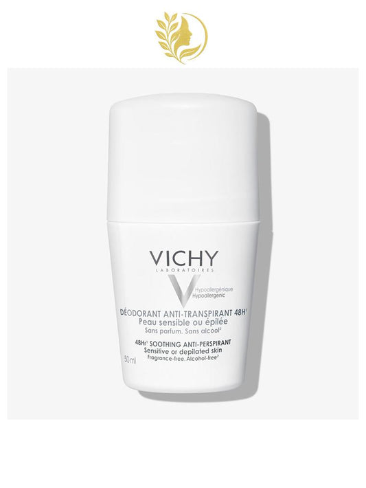 VICHY DEODORANT ANTI TRANSPIRANT 48H BILLE PEAU SENSIBLE OU EPILEE