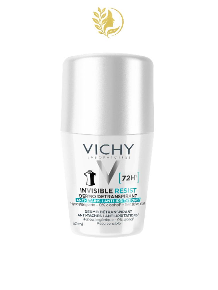 VICHY DÉODORANT ROLL-ON DERMO-DÉTRANSPIRANT INVISIBLE 72H - 50 ML -