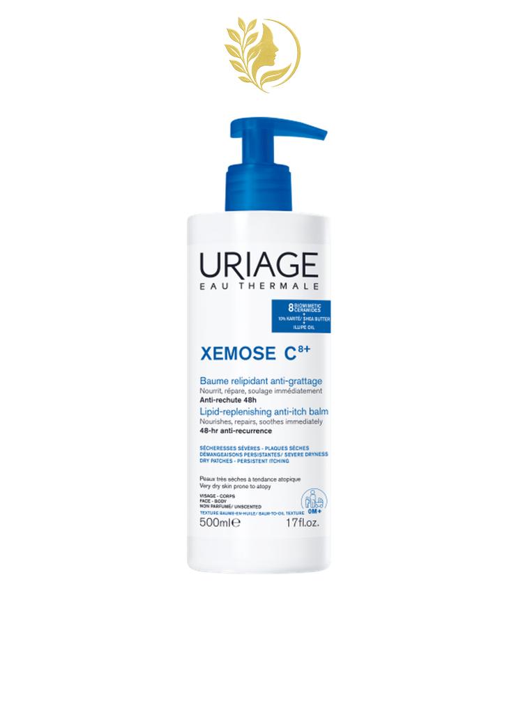 URIAGE XEMOSE C8+ - BAUME RELIPIDANT ANTI-GRATTAGE  NOURRIT, RÉPARE, APAISE IMMÉDIATEMENT - 200 & 500 ML -