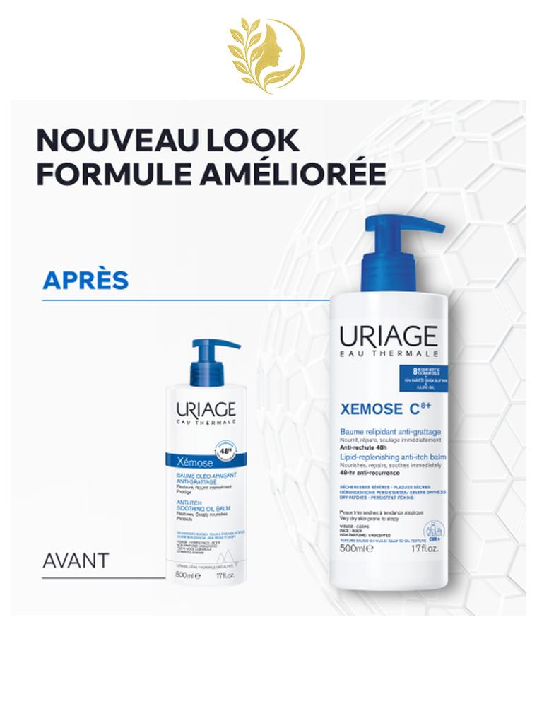 URIAGE XEMOSE C8+ - BAUME RELIPIDANT ANTI-GRATTAGE  NOURRIT, RÉPARE, APAISE IMMÉDIATEMENT - 200 & 500 ML -