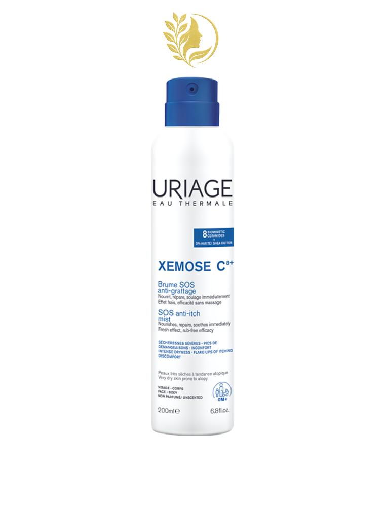 URIAGE XEMOSE C8+ - BRUME SOS ANTI-GRATTAGE  NOURRIT, RÉPARE, SOULAGE - EFFET FRAIS - 200 ML -
