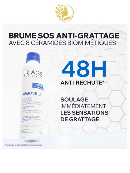 URIAGE XEMOSE C8+ - BRUME SOS ANTI-GRATTAGE  NOURRIT, RÉPARE, SOULAGE - EFFET FRAIS - 200 ML -