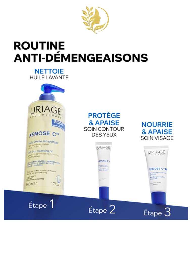 URIAGE XEMOSE C8+ - SOIN PALPÉBRAL NOURRISSANT APAISANT  ANTI-GRATTAGE, SOULAGE IMMÉDIATEMENT, ANTI-RECHUTE 48H - 15 ML -