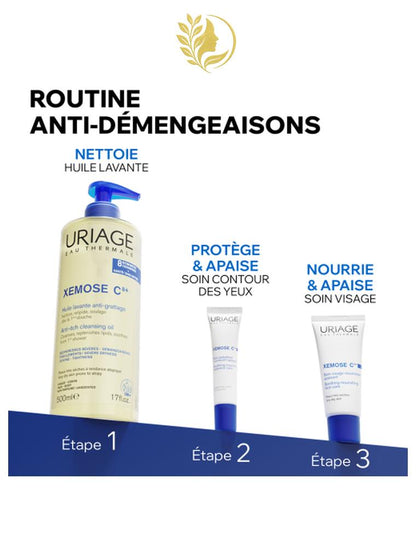 URIAGE XEMOSE C8+ - SOIN PALPÉBRAL NOURRISSANT APAISANT  ANTI-GRATTAGE, SOULAGE IMMÉDIATEMENT, ANTI-RECHUTE 48H - 15 ML -