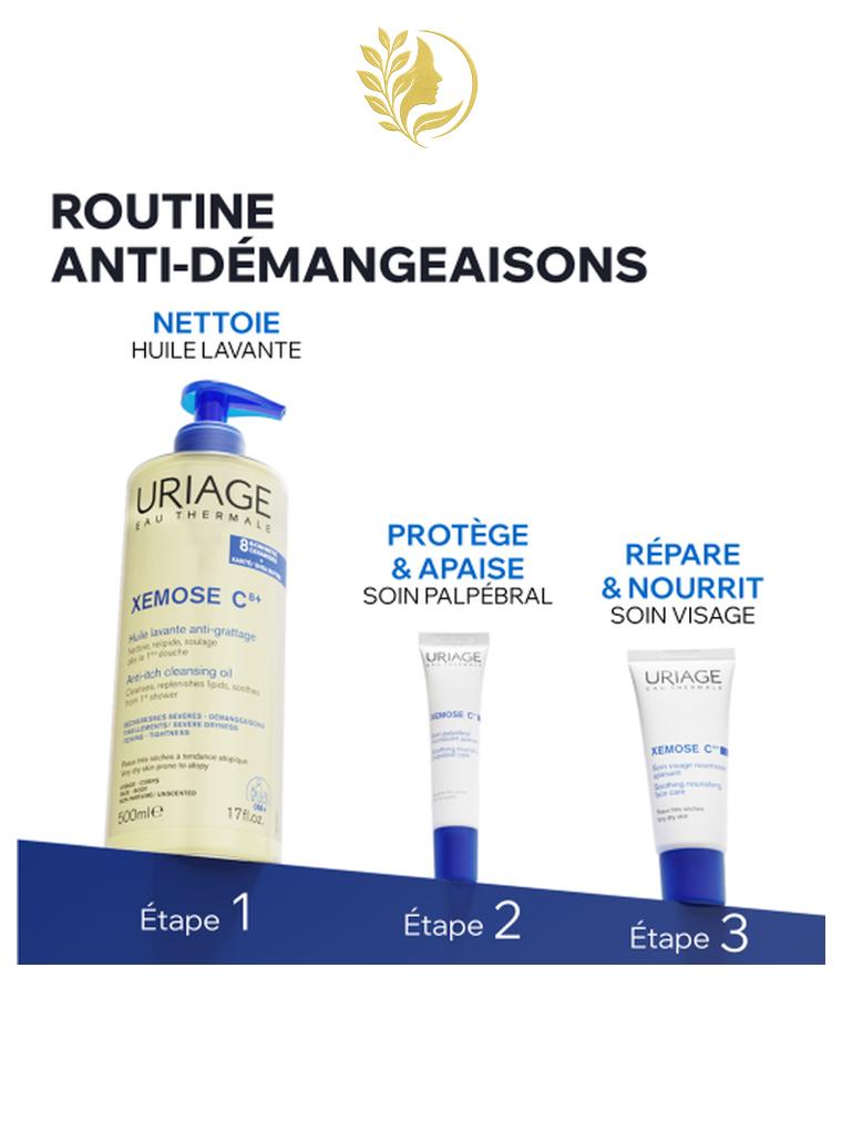 URIAGE XEMOSE C8+ - SOIN VISAGE NOURRISSANT APAISANT  ANTI-GRATTAGE, SOULAGE IMMÉDIATEMENT - 40 ML -