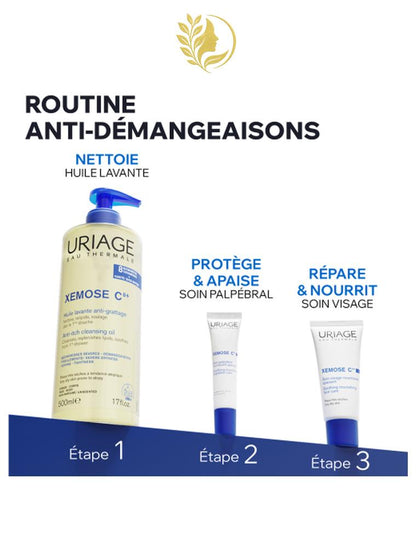 URIAGE XEMOSE C8+ - SOIN VISAGE NOURRISSANT APAISANT  ANTI-GRATTAGE, SOULAGE IMMÉDIATEMENT - 40 ML -